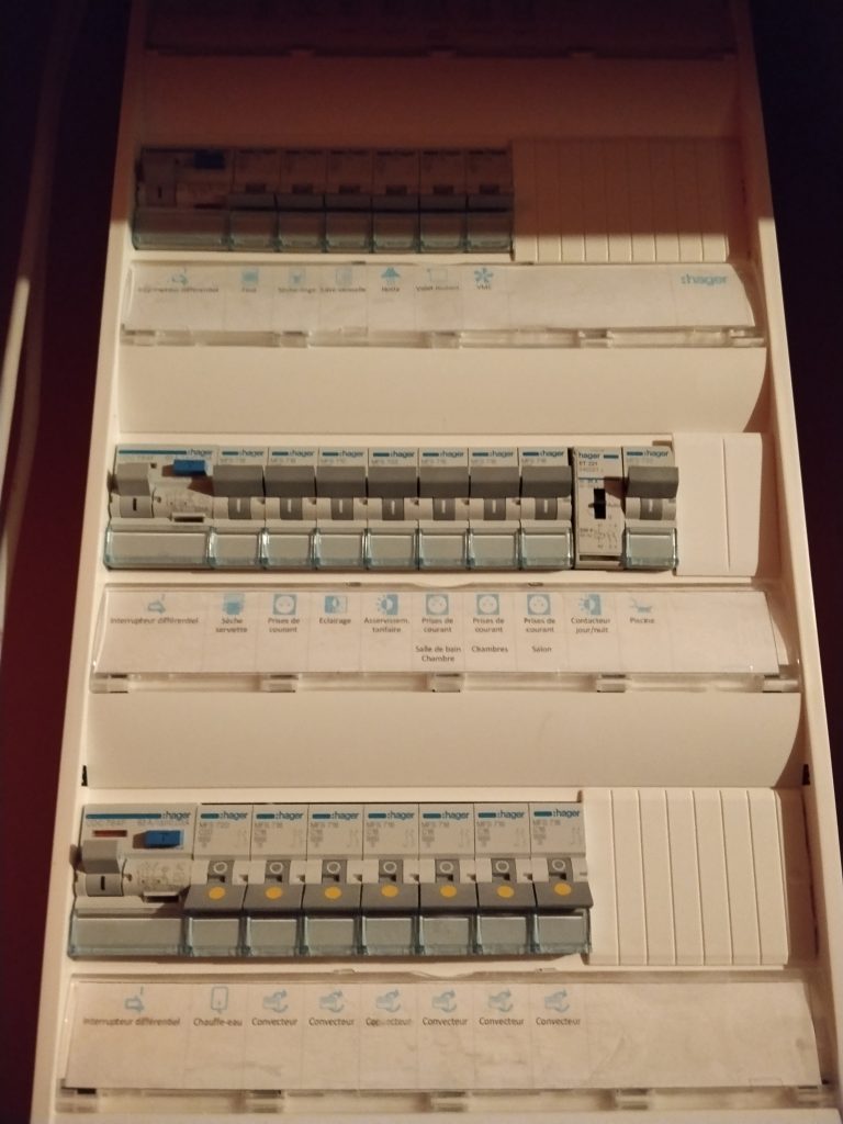 remplacement d'un tableau électrique à Baudres réalisé par un électricien à Levroux